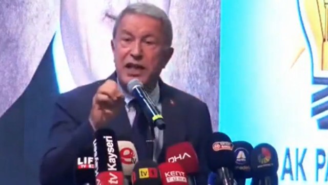 Hulusi Akar tepki çeken sözlerini yineledi