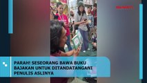 Parah! Seseorang Bawa Buku Bajakan Untuk Ditandatangani Penulis Aslinya