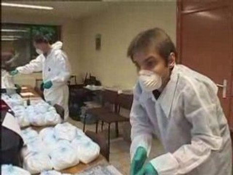 La police en quête d'empreinte