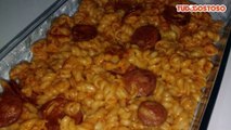 Macarrão de panela de pressão com calabresa