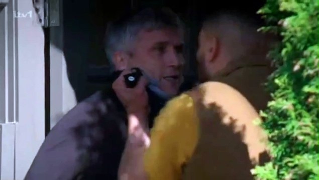 Emmerdale Nate Robinson Grabs & Confronts Caleb 20th July 2023