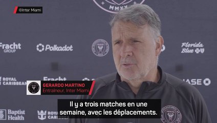 Martino : "On va évaluer au jour le jour avec Messi"
