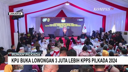 Скачать видео: KPU Buka Pendafraran Anggota KPPS Pilkada Serentak 2024! Butuh 3 Juta Lebih Petugas