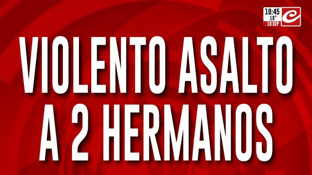 Motochorros asaltaron a dos hermanos y los golpearon salvajemente