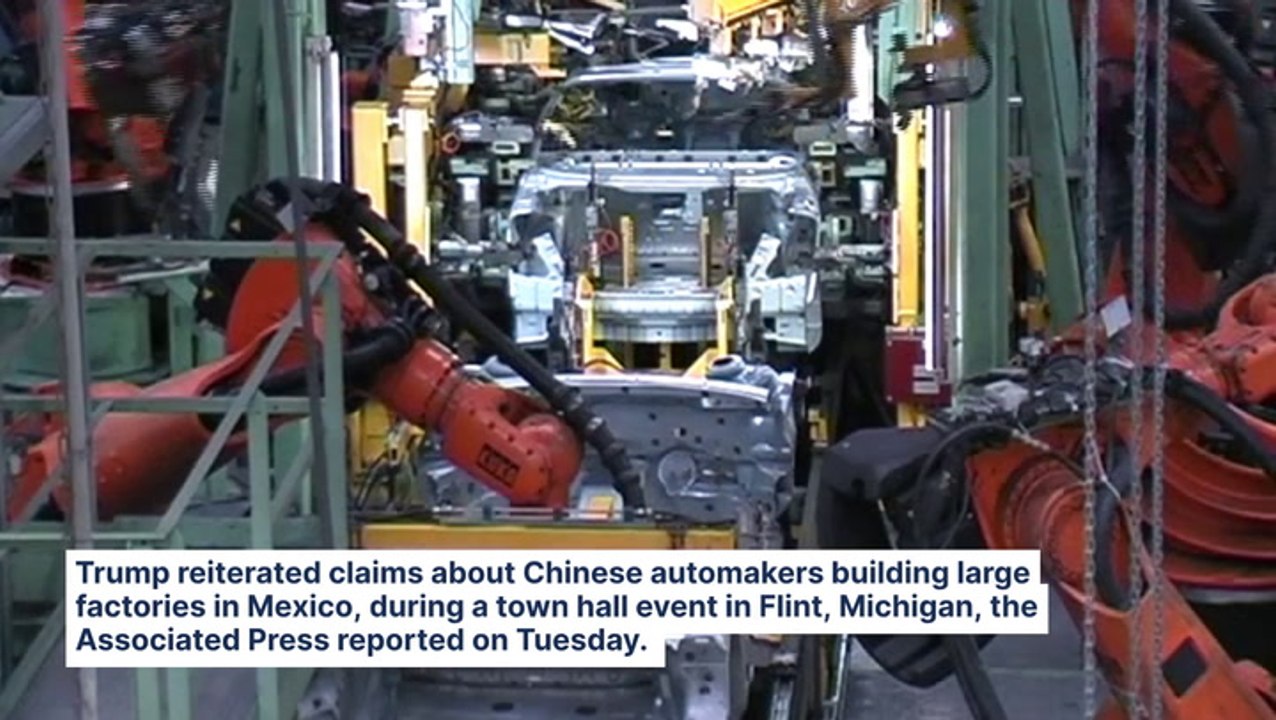 Trump Vows 200% Tariffs On Chinese-Made Cars In Mexico, Warns Of US Auto Industry Collapse If Kamala Harris Wins In 2024