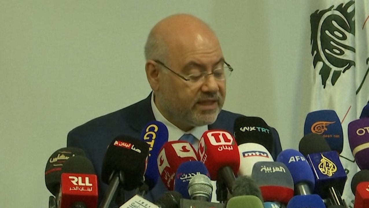 Watch: Lebanese health minister gives pager explosion casualty update as two children confirmed dead