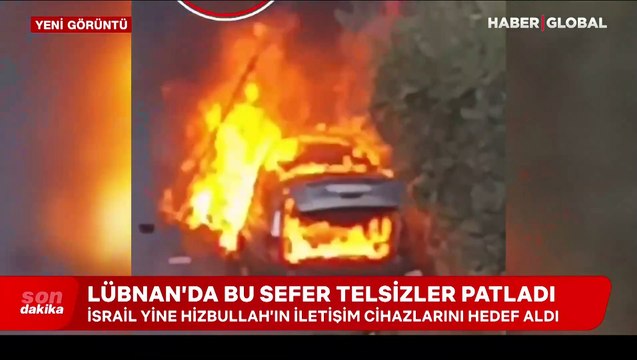 İsrail'in Hizbullah'a karşı ikinci dijital saldırısına dair yeni görüntüler