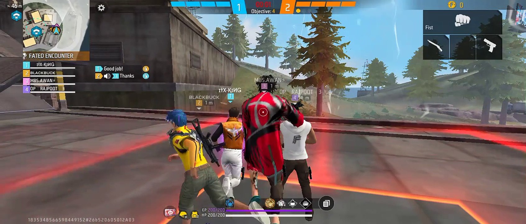Emote showing difficult revenge in cs