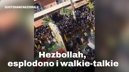 Hezbollah, esplodono i walkie-talkie