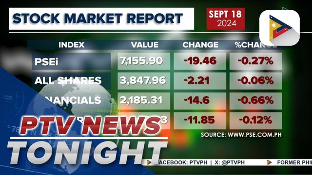 Local stock market drops at middle of trading week 