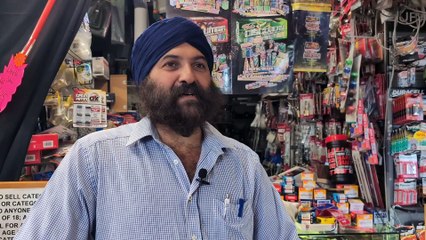 Shop owner Surinder Josan talks about the impact of shoplifting