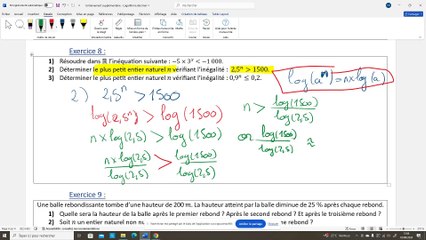 TSTI2D- Correction -Logarithme décimal - Exercice 8