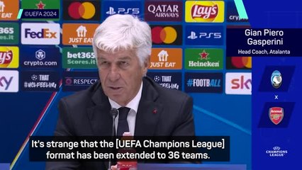 Gasperini finds new Champions League format 'strange'
