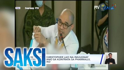 Ex-DBM official Christopher Lao na iniuugnay sa anomalya umano sa kontrata sa Pharmally, arestado sa Davao | Saksi