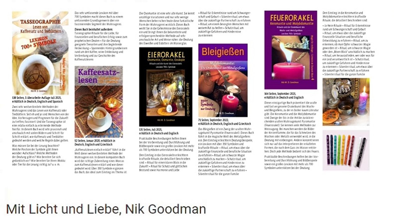 Eierorakel, Ovomantie, Oomantie, Ooskopie Rituale und die Kunst des Eierorakels inklusive Lexikon mit über 700 Symbolen - Nik WD Goodman