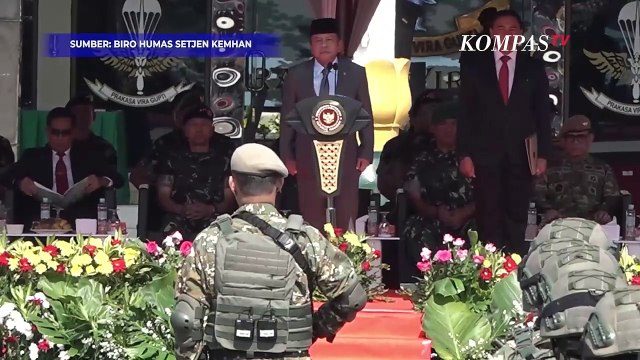 Momen Anggota Komcad Menampilkan Yel-yel hingga Aksi Bela Diri usai Ditetapkan Kemenhan