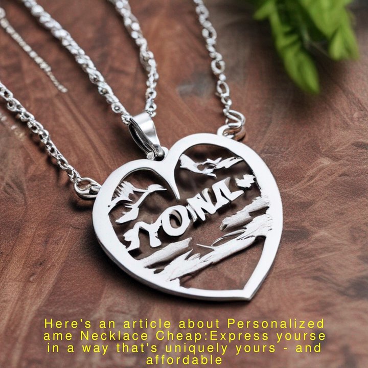 personalized name necklace cheap
