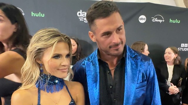 Danny Amendola & Witney Carson Show Their Pre-Dance Handshake for 'Dancing With the Stars' | THR Video