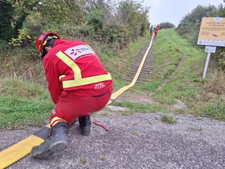 Au cœur d'un exercice de la Force d'action rapide du nucléaire près de Flamanville