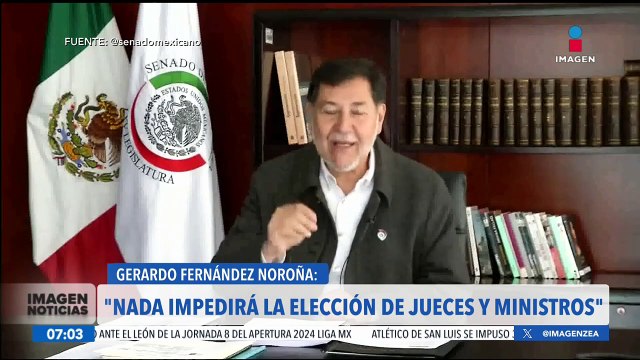 Nada impedirá la elección de jueces y ministros : Gerardo Fernández Noroña