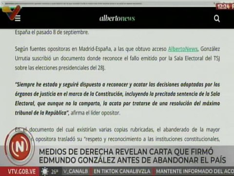 Edmundo González acata sentencia del TSJ que valida triunfo de Nicolás Maduro