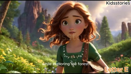 letter E short story for kids