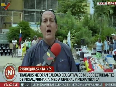 Bricomiles reciben materiales para la mejora de 4 planteles educativos en el estado Sucre