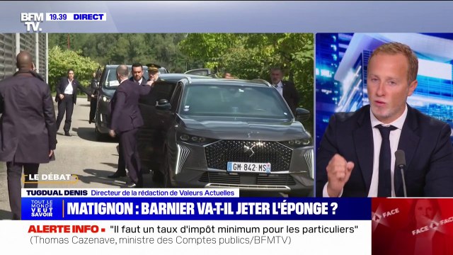 Constitution du gouvernement: Au fond c’est normal que ça prenne un peu de temps , estime Thomas Cazenave, ministre délégué démissionnaire en charge des Comptes publics