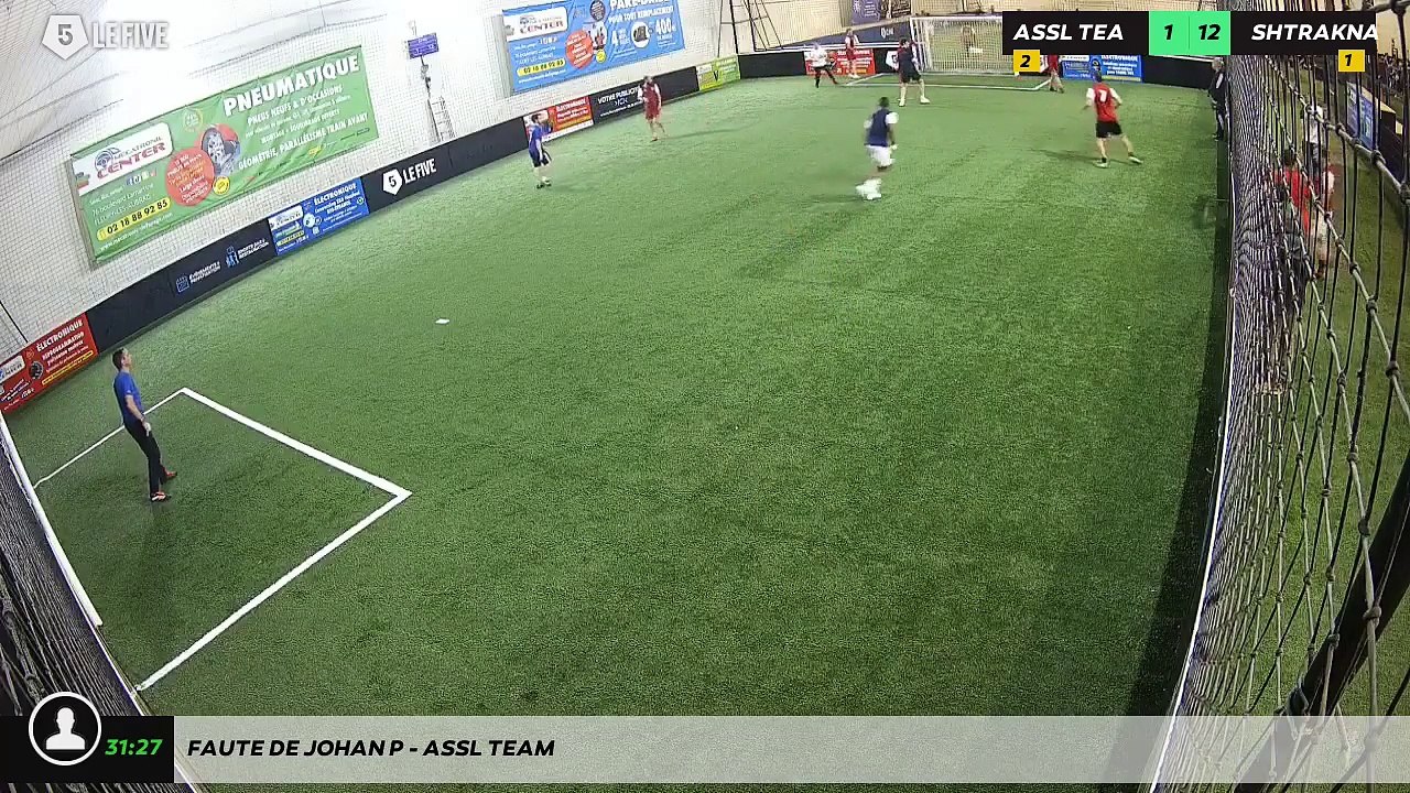 Faute de Johan P - ASSL TEAM