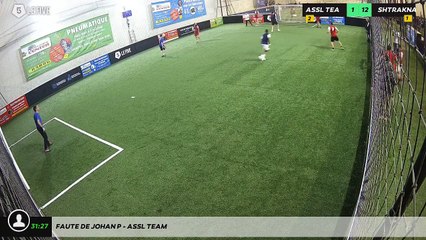 Faute de Johan P - ASSL TEAM