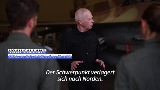 Joav Gallant: Der Schwerpunkt des Krieges verlagert sich nach Norden