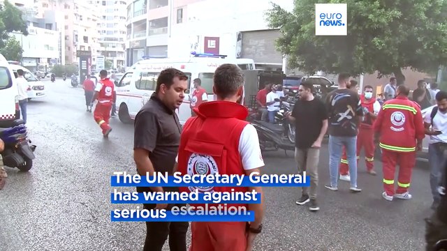 Further blasts targeting Hezbollah walkie-talkies go off across Lebanon a day after pager attack