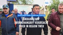 500 Kilometer von der Grenze entfernt: Ukrainische Drohen treffen russische Region Twer