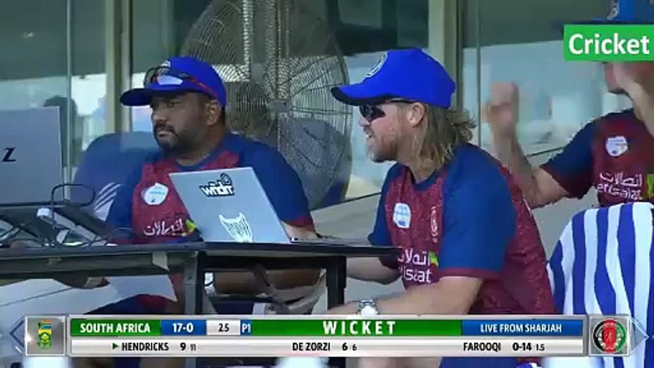 Afghanistan vs South Africa 1st ODI Highlights 2024