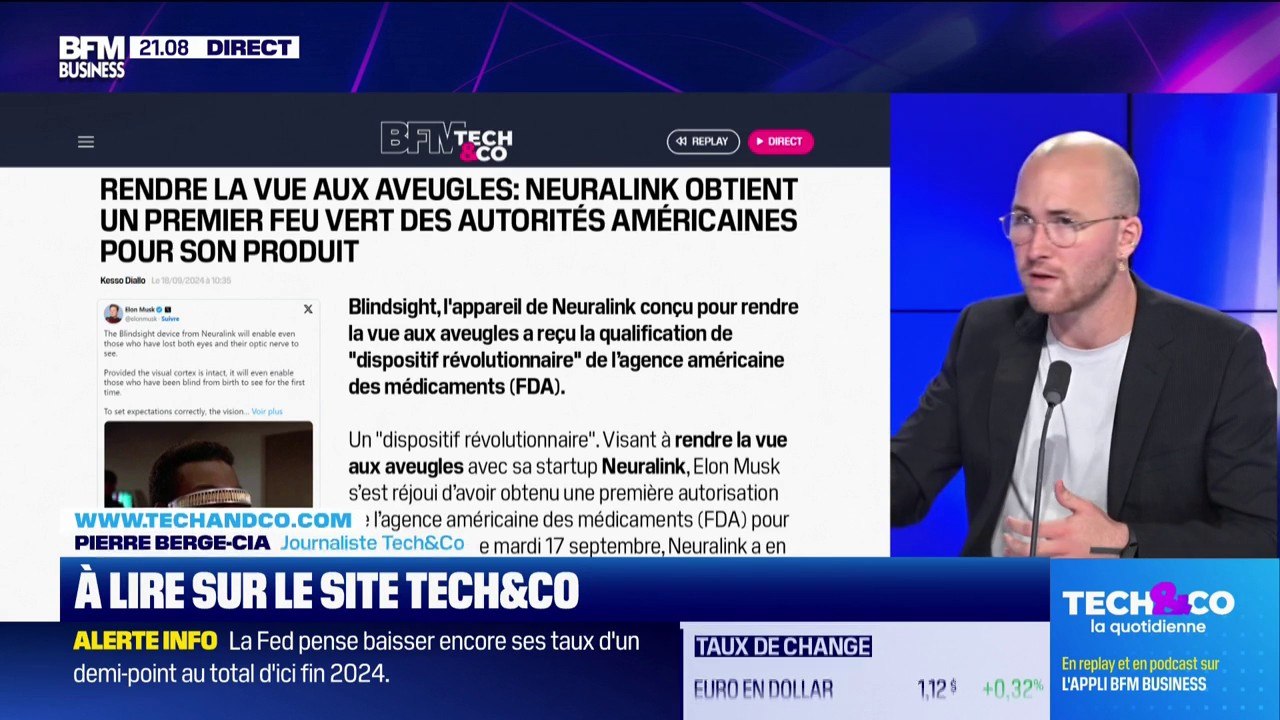 Rendre la vue aux aveugles: Neuralink obtient un premier feu vert des autorités pour son produit