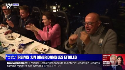 Un dîner à 50 mètres de hauteur dans une nacelle: Marie Gentric l'a testé pour vous à Reims