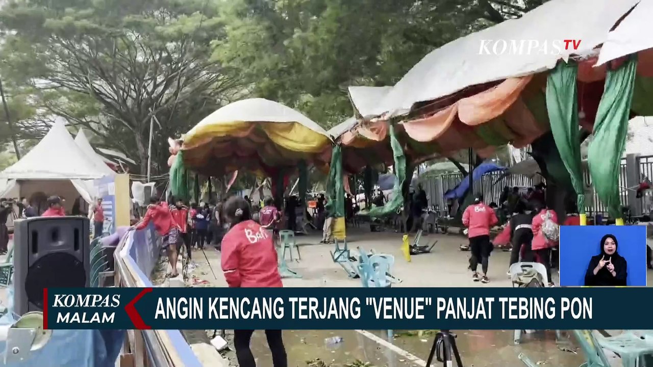 Akibat Angin Kencang di Aceh, Kaca Venue Basket PON Pecah dan Fasilitas Panjat Tebing Rusak