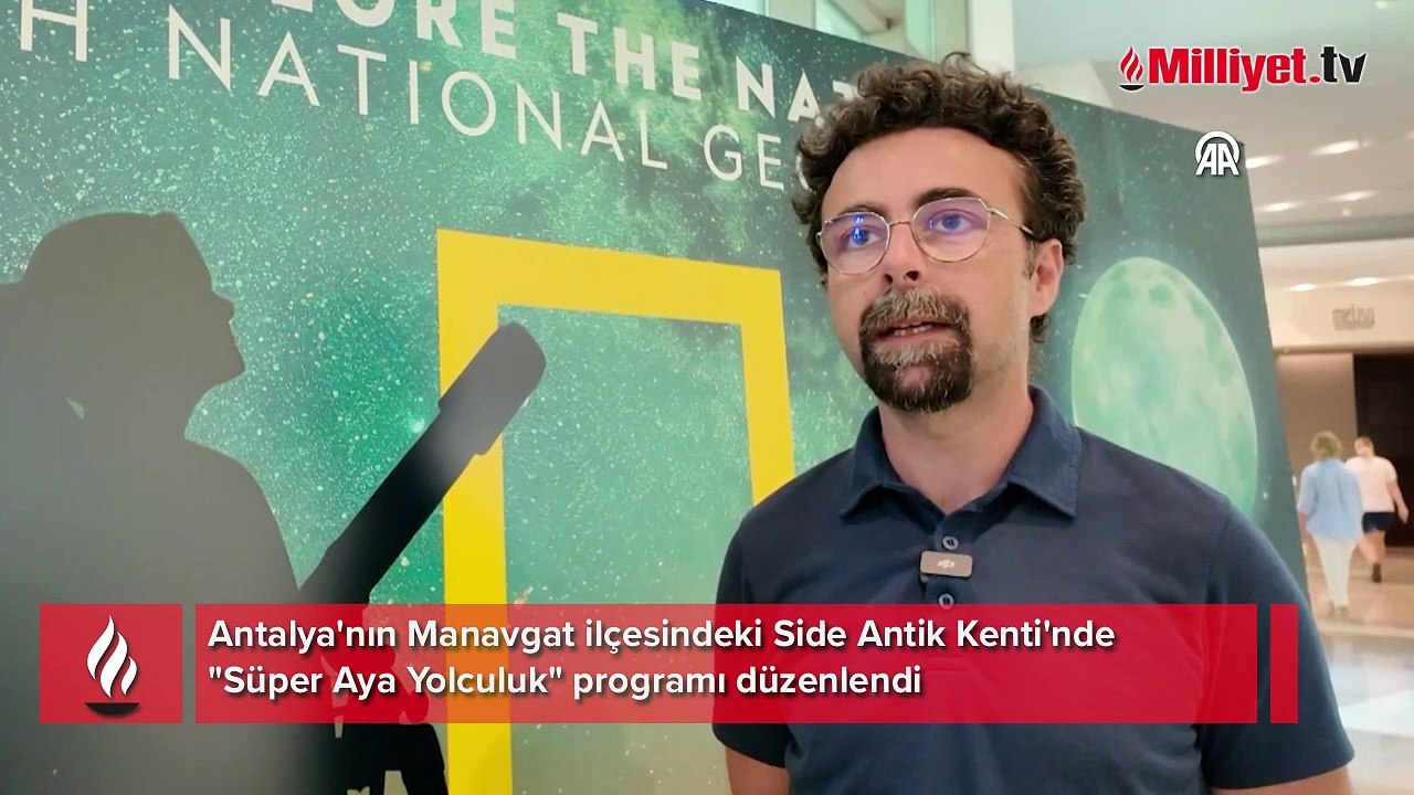 Side Antik Kenti "Süper Ay" ile görüntülendi