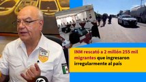 INM rescató a 2 millón 255 mil migrantes que ingresaron irregularmente al país