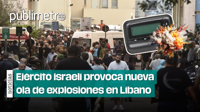 Ejército israelí explota beepers y walkie-talkies de Hezbollah