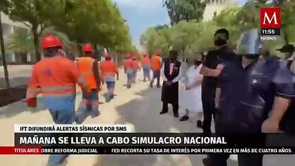 IFT difundirá alerta sísmica por SMS durante Simulacro Nacional 2024