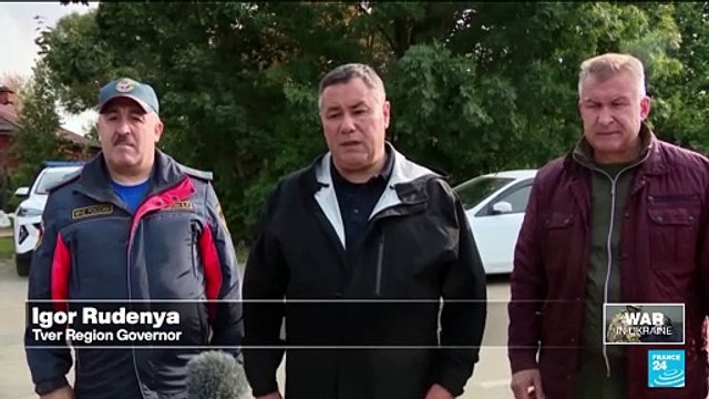 Ukrainian drones strike a large military depot in a Russian town northwest of Moscow