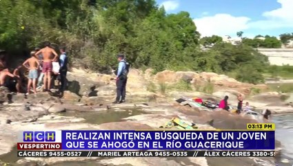 ¡No lo encuentran! Se ahoga estudiante que llegó a "celebrar" junto a otros compañeros al río Guacerique