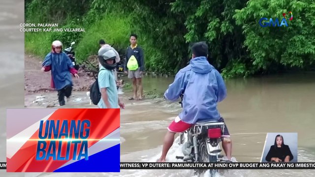 Ilog, umapaw dahil sa tuloy-tuloy na ulan | Unang Balita