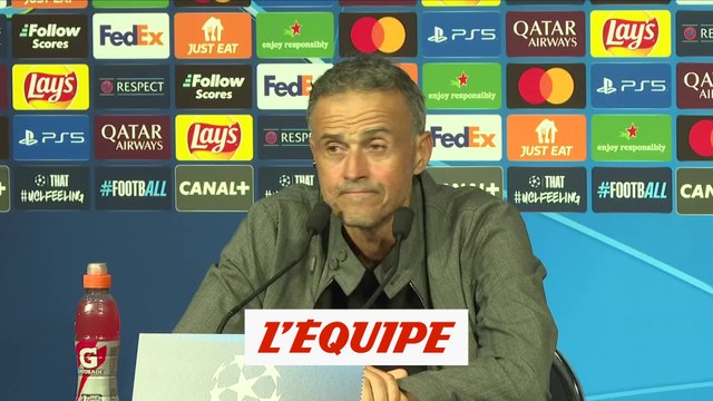 Enrique : «Nous n'avons pas été efficaces, c'est le football» - Foot - C1 - PSG