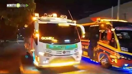 Secretaría de movilidad se pronunció ante la carrera ilegal de buses en Medellín