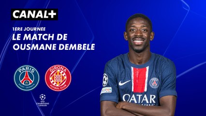 Le match d'Ousmane Dembélé - PSG / Gérone - Ligue des champions 2024/25 (J1)