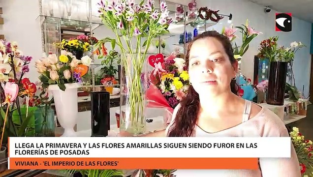 Llega la primavera y las flores amarillas siguen siendo furor en las florerías de Posadas