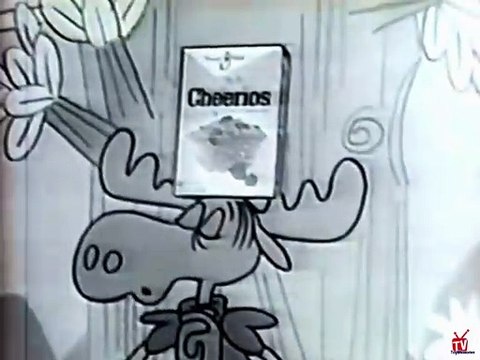 1960s Cheerios cereal - Bullwinkle reciting William Tell poem TV commercial