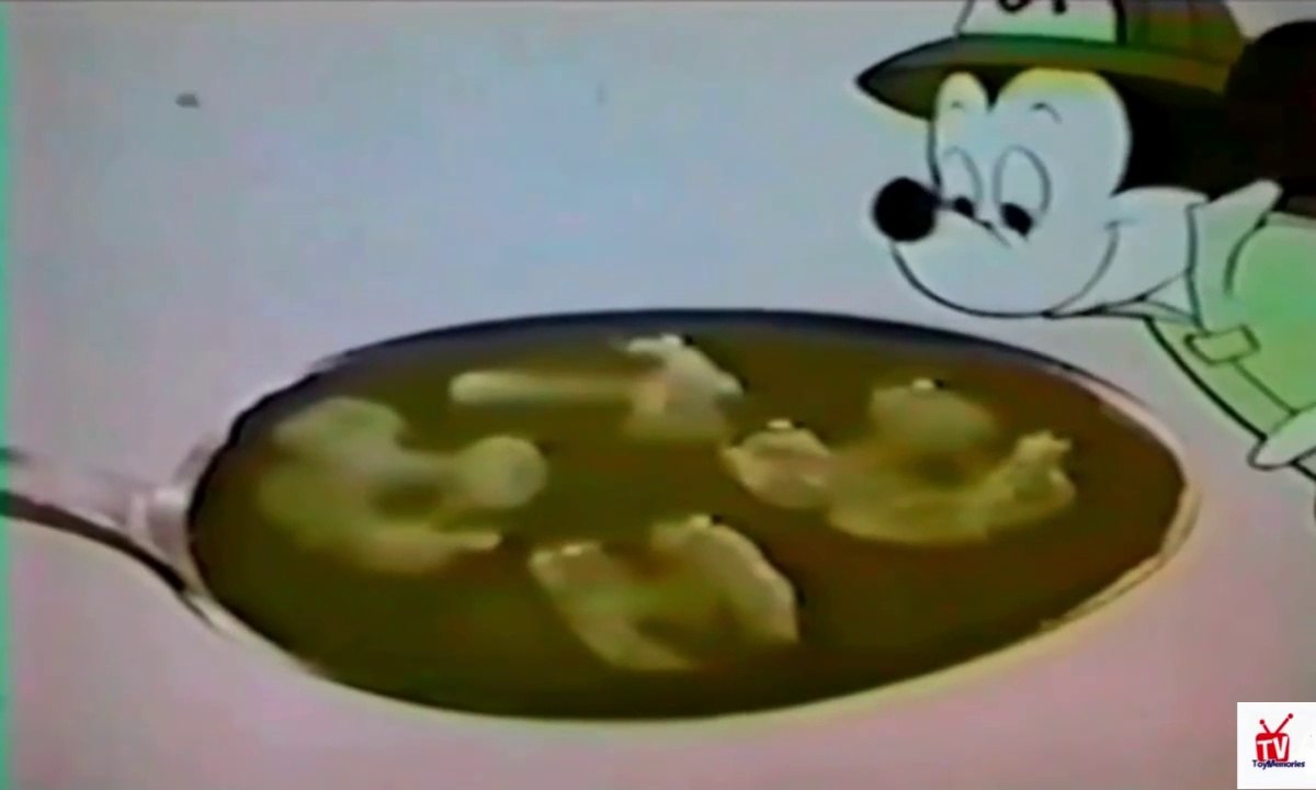 1960s Heinz Happy Soup Sterling Holloway (voice) with Mickey Mouse TV